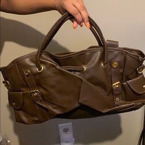 Brown Pleather Purse